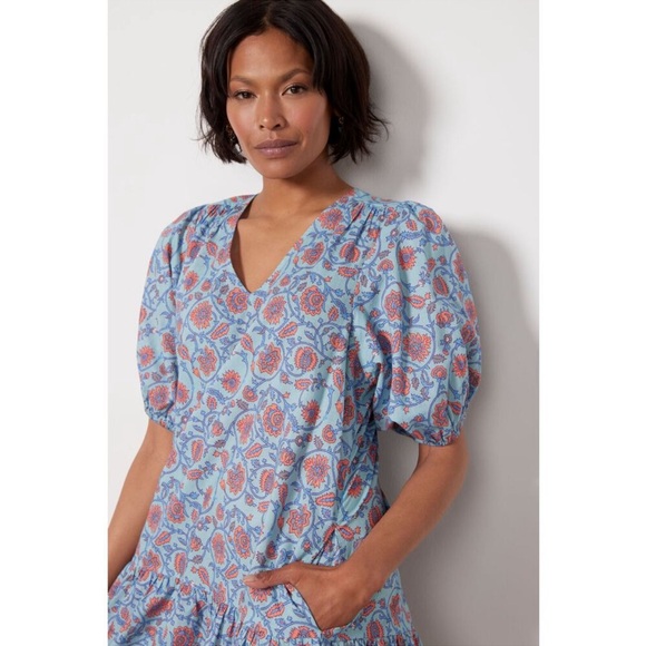 SUNDRY For Evereve All Day Dress Floral Print Size M - Picture 4 of 10